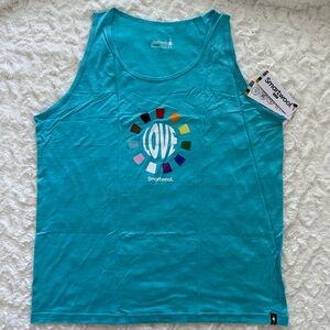NWT Smartwool Active Ultralite Pride Graphic Tank Top Merino Wool Blend